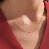 14K Gold Vermeil Chain for Pendant - BRENNMORE 