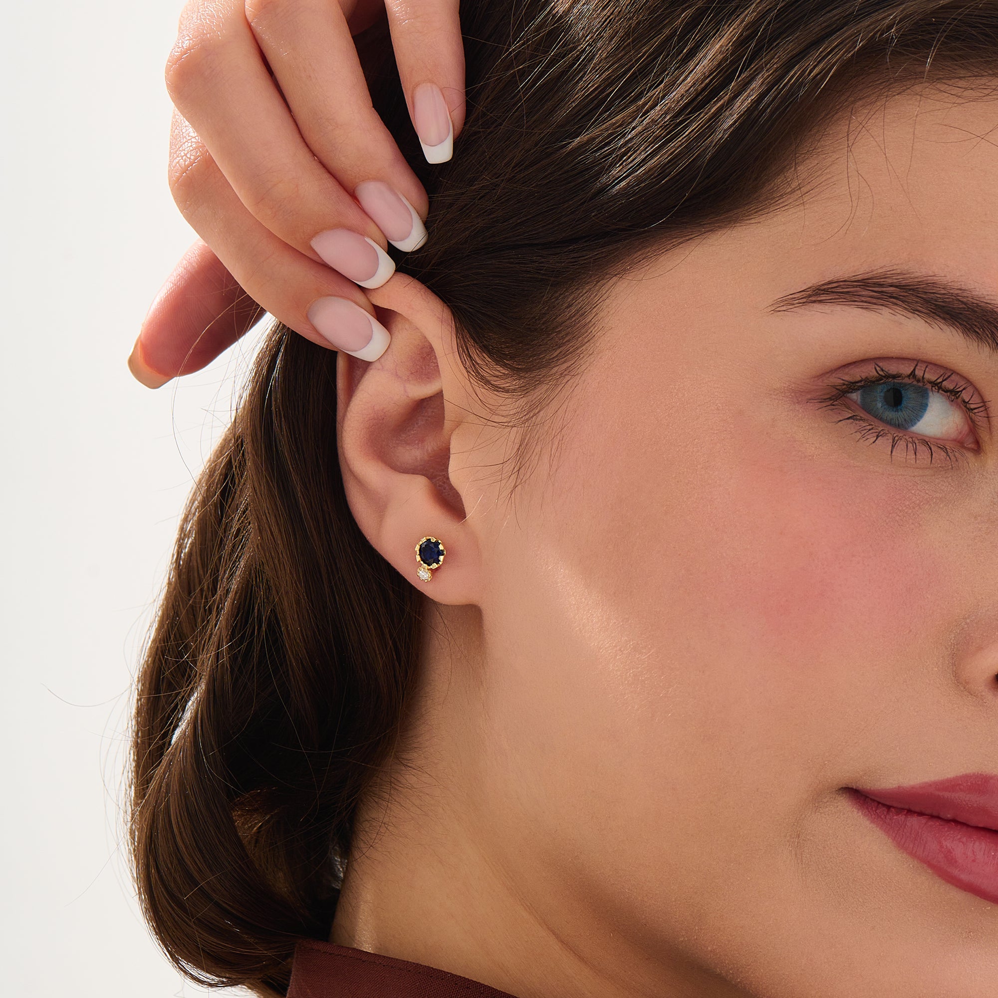 Sapphire Stud Earrings for Women My Store