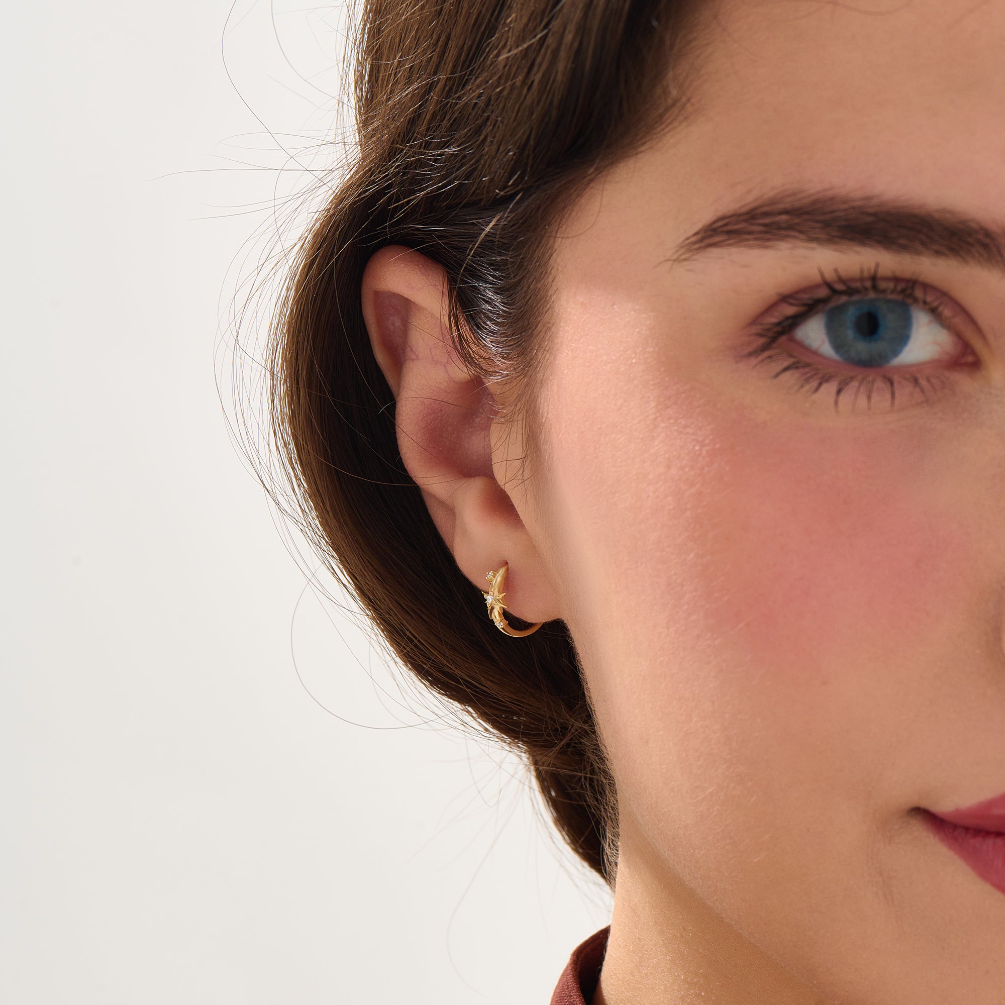 Starburst Hoop Earrings My Store