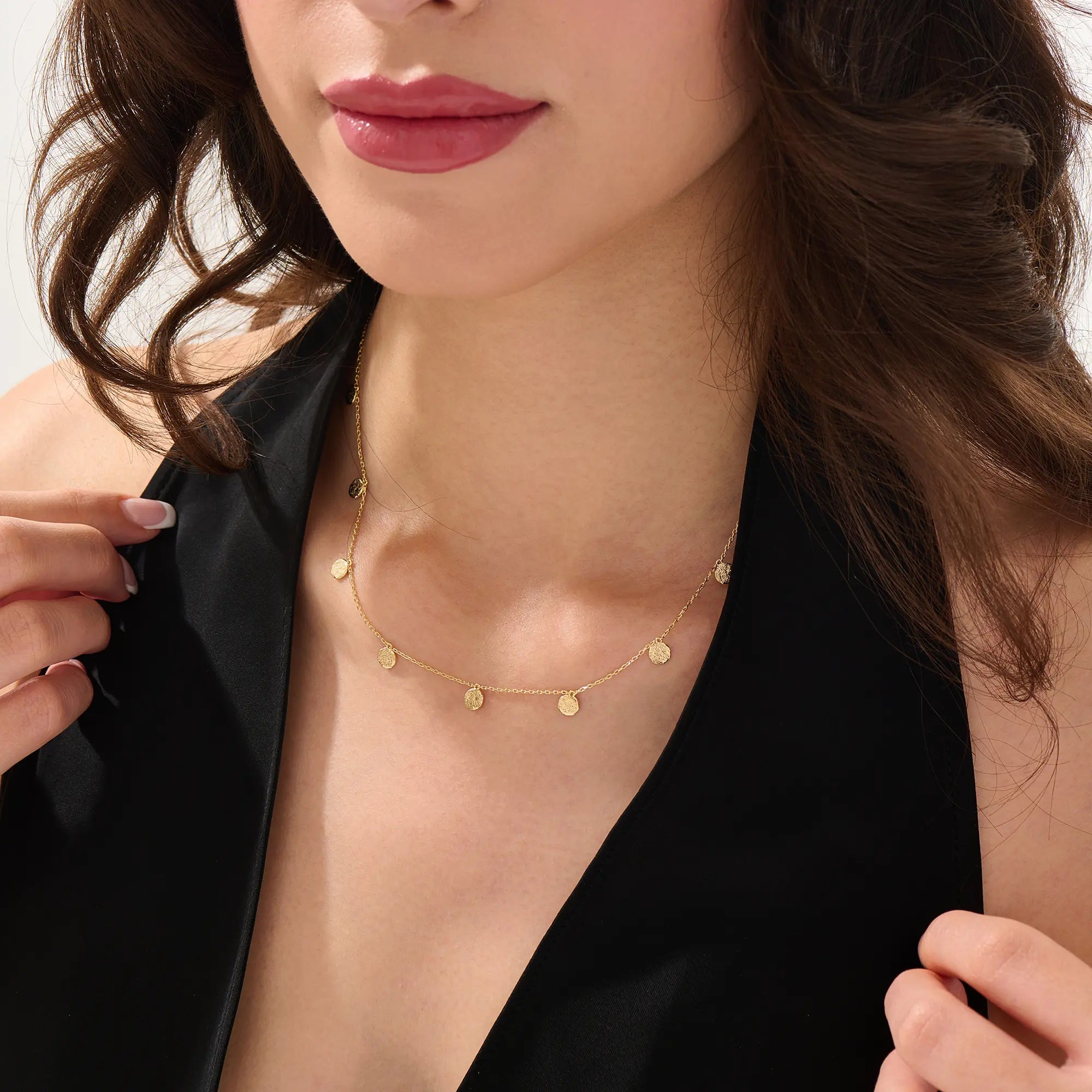 Tiny Coins Vermeil Necklace My Store