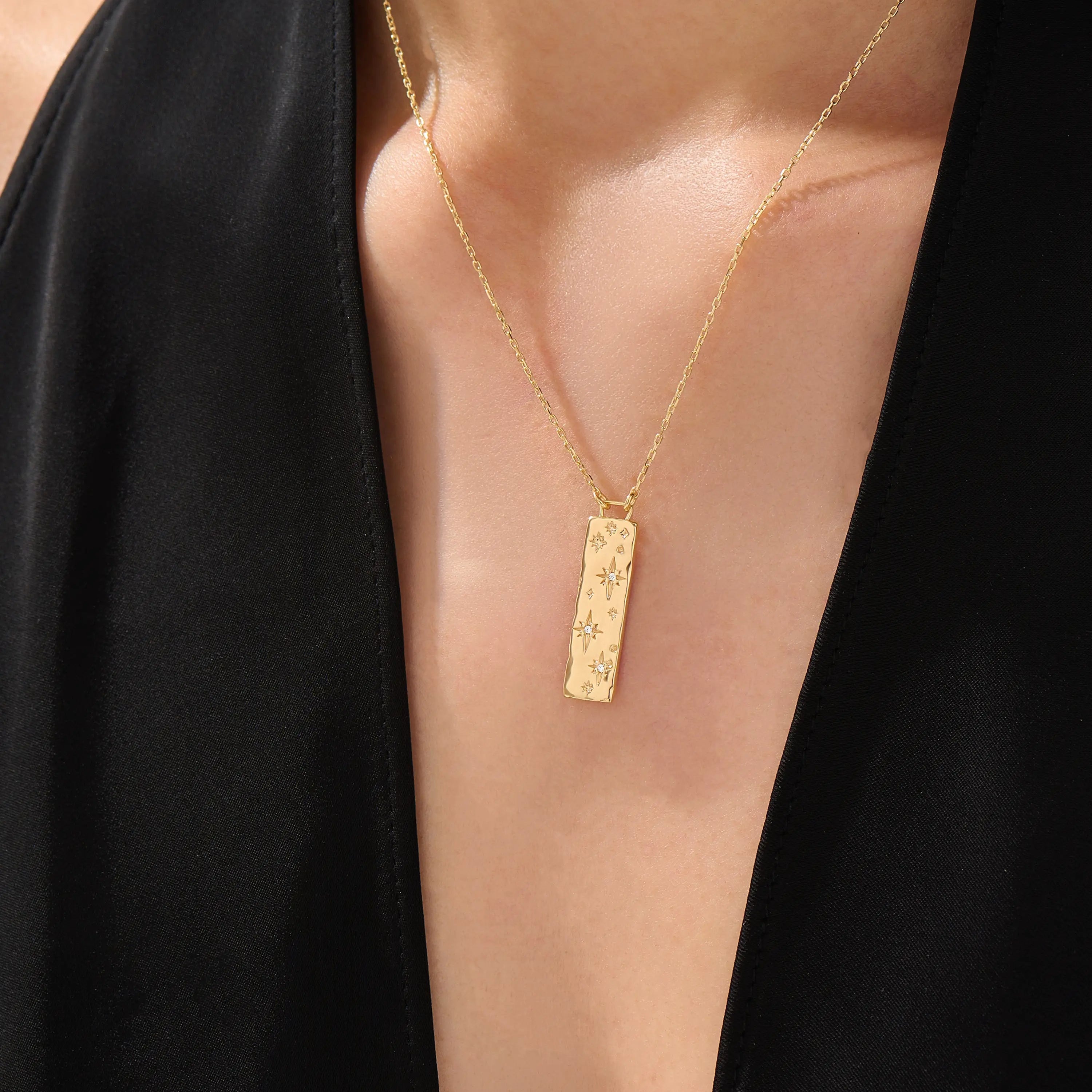 Celestial Rectangle Necklace My Store
