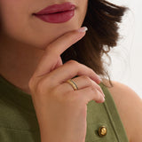 Floral Sapphire Wedding Band