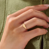 Minimal Oval Signet Ring