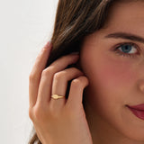 Minimal Oval Signet Ring