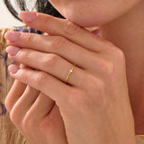 Slim Vermeil Stacking Ring