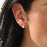 Marquise Vermeil Stud Earrings