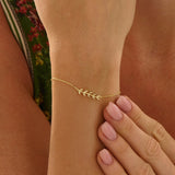 Leaf Gold Bracelet