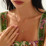Round Compass Pendant Necklace