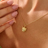 Cat Pendant Necklace