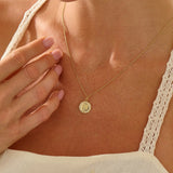 Aquarius Sign Pendant Necklace