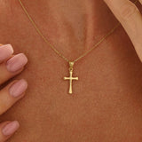 Slim Cross Pendant Necklace