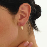 U Shape Hoop Earrings