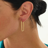 Rectangle Hoop Earrings
