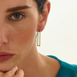 Rectangle Hoop Earrings