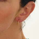 Small Rope Hoop Earrings
