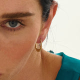 Textured Vintage Hoop Earrings
