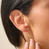 Slim Line Stud Earrings